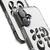 HDOV Atelier Logo Magnetic Clear Impact Cases In White
