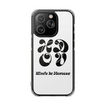 HDOV Atelier Logo Magnetic Clear Impact Cases In White