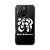 HDOV Atelier Logo Magnetic Clear Impact Cases In Black
