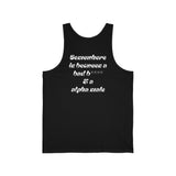 Somewhere In Between Unisex Jersey Tank