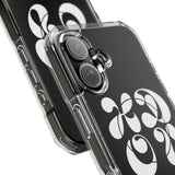 HDOV Atelier Logo Magnetic Clear Impact Cases In Black