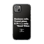 Business Calls & Travel PlansMagnetic Clear Impact Cases In Black