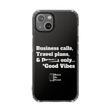 Business Calls & Travel PlansMagnetic Clear Impact Cases In Black
