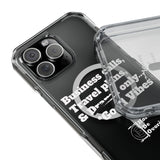 *Clear * Business Calls & Travel PlansMagnetic Clear Impact Case