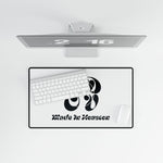 HDOV Made In Houston Desk Mat In White