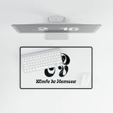HDOV Made In Houston Desk Mat In White