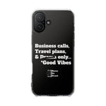 Business Calls & Travel PlansMagnetic Clear Impact Cases In Black