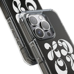 HDOV Atelier Logo Magnetic Clear Impact Cases In Black