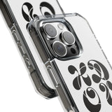 HDOV Atelier Logo Magnetic Clear Impact Cases In White