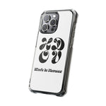 HDOV Atelier Logo Magnetic Clear Impact Cases In White