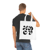 HDOV Atelier Logo Cotton Tote In White