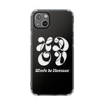 HDOV Atelier Logo Magnetic Clear Impact Cases In Black