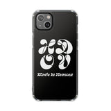 HDOV Atelier Logo Magnetic Clear Impact Cases In Black