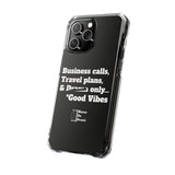 Business Calls & Travel PlansMagnetic Clear Impact Cases In Black