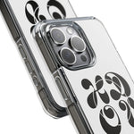 HDOV Atelier Logo Magnetic Clear Impact Cases In White