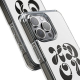 HDOV Atelier Logo Magnetic Clear Impact Cases In White