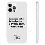 Business Calls, Travel Plans, & Drama Only Phone Case Clear