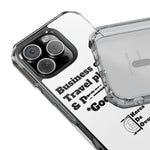 Business Calls & Travel Plans Magnetic Clear Impact Cases In White