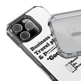 Business Calls & Travel Plans Magnetic Clear Impact Cases In White