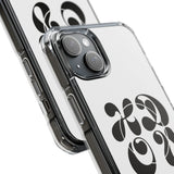HDOV Atelier Logo Magnetic Clear Impact Cases In White