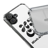 HDOV Atelier Logo Magnetic Clear Impact Cases In White