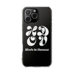 HDOV Atelier Logo Magnetic Clear Impact Cases In Black