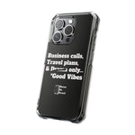 Business Calls & Travel PlansMagnetic Clear Impact Cases In Black
