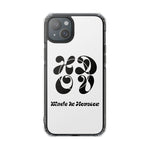 HDOV Atelier Logo Magnetic Clear Impact Cases In White