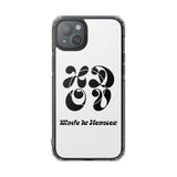 HDOV Atelier Logo Magnetic Clear Impact Cases In White