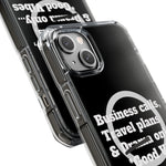 *Clear * Business Calls & Travel PlansMagnetic Clear Impact Case