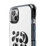HDOV Atelier Logo Magnetic Clear Impact Cases In White