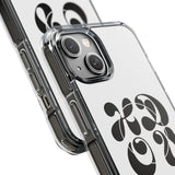 HDOV Atelier Logo Magnetic Clear Impact Cases In White