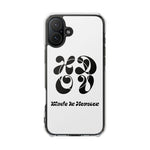 HDOV Atelier Logo Magnetic Clear Impact Cases In White