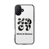 HDOV Atelier Logo Magnetic Clear Impact Cases In White