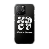 HDOV Atelier Logo Magnetic Clear Impact Cases In Black