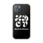HDOV Atelier Logo Magnetic Clear Impact Cases In Black
