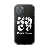 HDOV Atelier Logo Magnetic Clear Impact Cases In Black