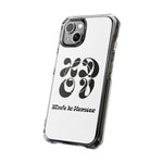 HDOV Atelier Logo Magnetic Clear Impact Cases In White