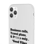 Business Calls, Travel Plans, & Drama Only Phone Case Clear