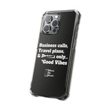 Business Calls & Travel PlansMagnetic Clear Impact Cases In Black