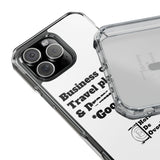 Business Calls & Travel Plans Magnetic Clear Impact Cases In White