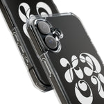 HDOV Atelier Logo Magnetic Clear Impact Cases In Black