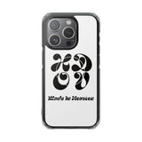 HDOV Atelier Logo Magnetic Clear Impact Cases In White
