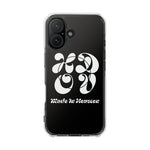 HDOV Atelier Logo Magnetic Clear Impact Cases In Black