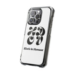 HDOV Atelier Logo Magnetic Clear Impact Cases In White