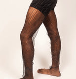 “Flossy” Diamond Embellished Tights